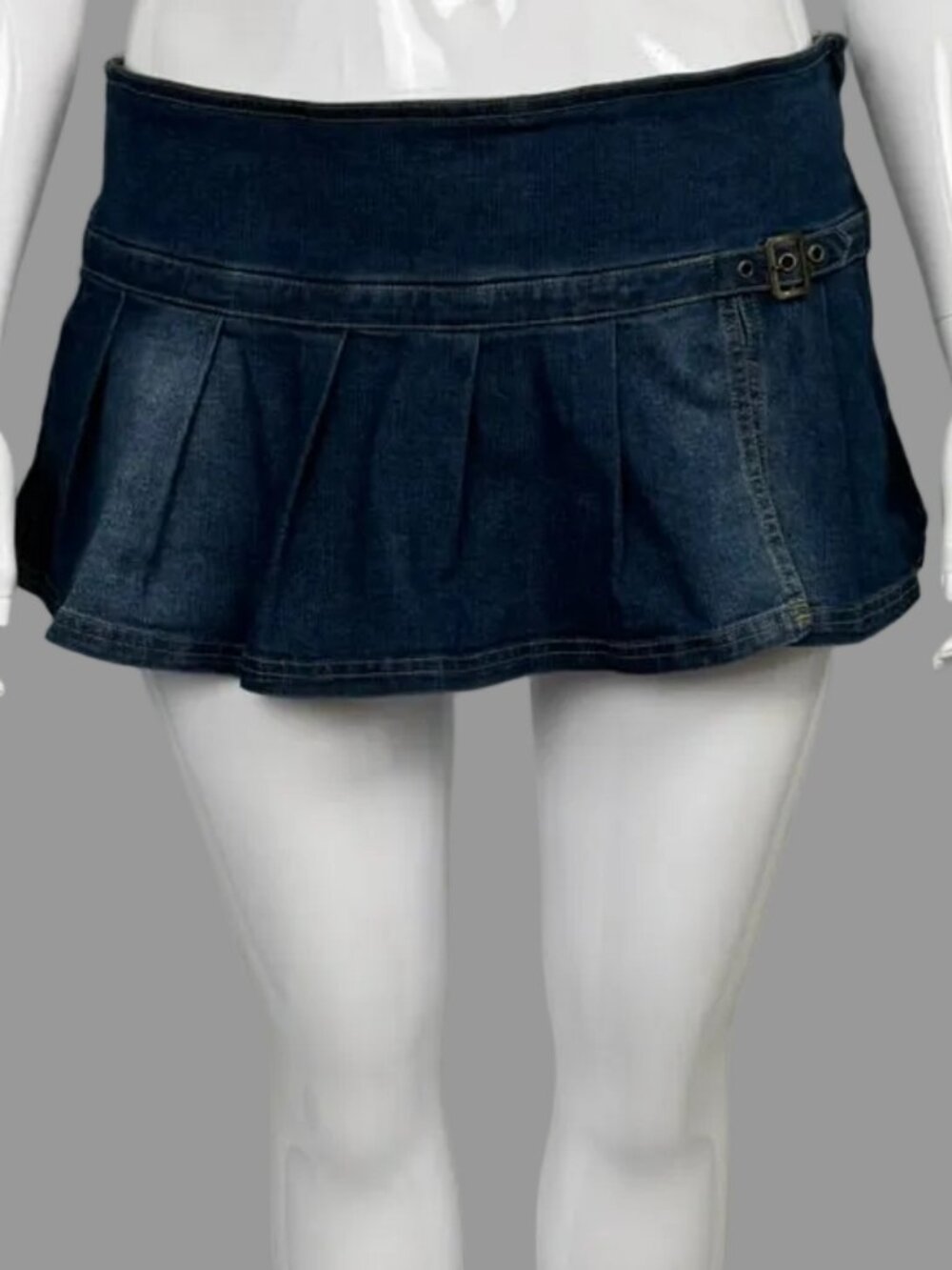 BDG Denim Mini Pleated Skort - Size XL